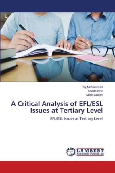 Cover for Mohammad · A Critical Analysis of EFL / ESL (Book) (2020)