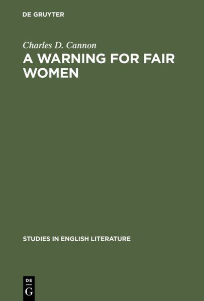 Cover for Cannon · A Warning for Fair Women (Buch) (1975)