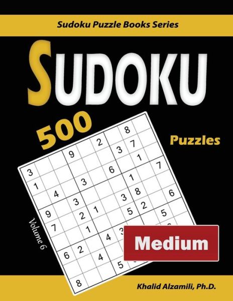 Cover for Khalid Alzamili · Sudoku: 500 Medium Puzzles - Sudoku Puzzle Books (Paperback Book) (2020)