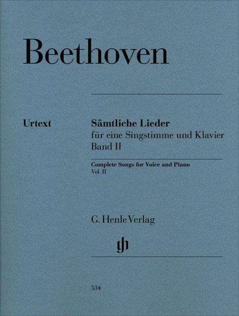Cover for Beethoven · Sämtl.Lieder m.Klav.2.HN534 (Bog)