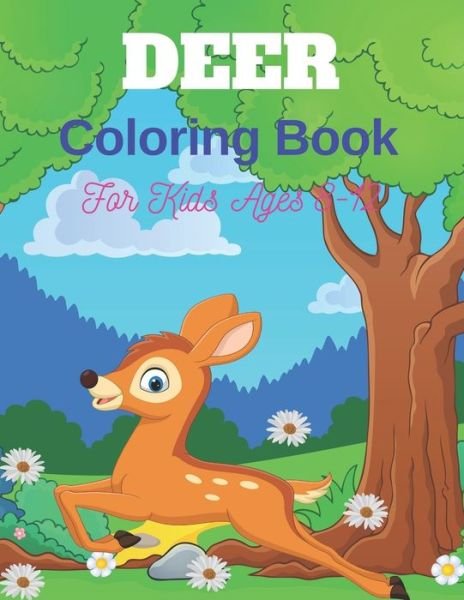 Cover for Srmndm Publications · DEER Coloring Book For Kids Ages 8-12 (Paperback Bog) (2020)