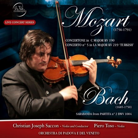 Cover for Christian Joseph Saccon · Mozart / Bach (CD)