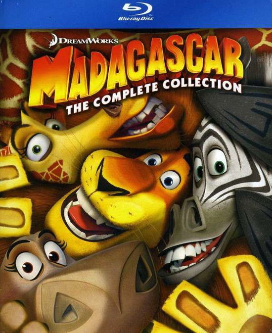 Cover for Madagascar: Complete Collection 1-3 (Blu-ray) (2013)