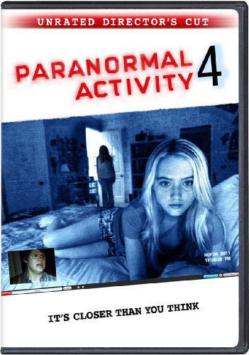 Cover for Paranormal Activity 4 (DVD) (2013)