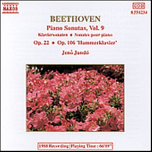 BEETHOVEN: Piano Sonatas Vol.9 - Jenö Jando - Música - Naxos - 4891030502345 - 21 de março de 1991