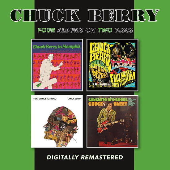 Cover for Chuck Berry · In Memphis / Live At The Fillmore Auditorium / From St Louie To Frisco / Concerto B. Goode (CD) (2024)