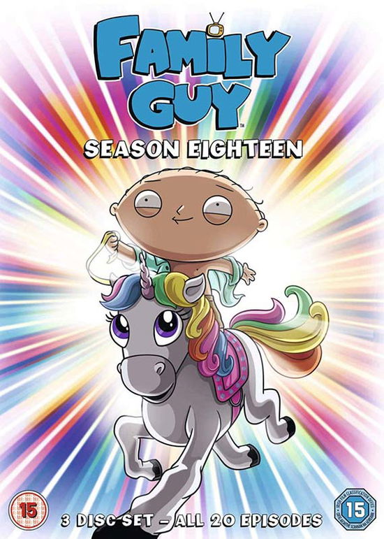 Family Guy Season 18 - Family Guy - Películas - 20th Century Fox - 5039036084345 - 5 de noviembre de 2018