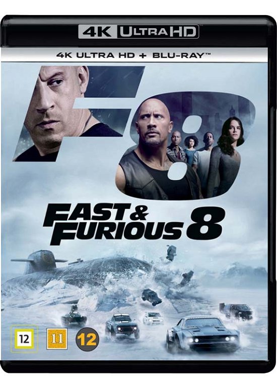 Cover for Fast &amp; Furious 8 (4K UHD + Blu-ray) [4K edition] (2017)