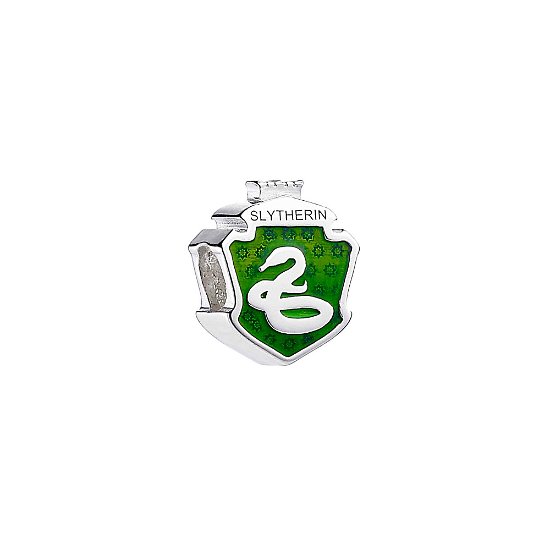 Sterling Silver Slytherin House Shield Spacer Bead - Harry Potter - Merchandise -  - 5055583449345 - 