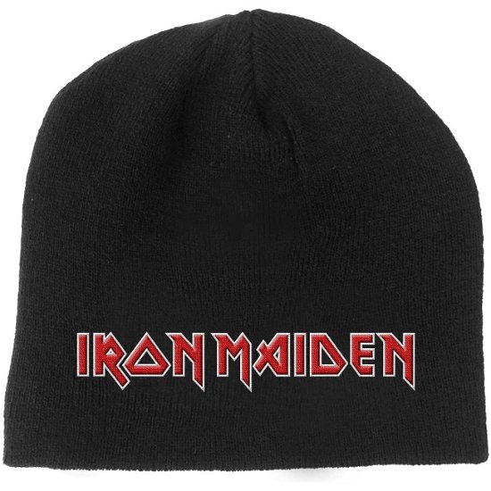 Iron Maiden Unisex Beanie Hat: Logo - Iron Maiden - Mercancía -  - 5056170662345 - 