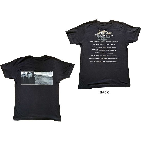 U2 Unisex T-Shirt: Joshua Tree Photo (Ex-Tour & Back Print) - U2 - Koopwaar -  - 5056561051345 - 