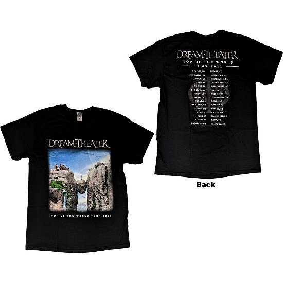 Dream Theater Unisex T-Shirt: TOTW Cover Art Tour 2022 (Back Print & Ex-Tour) - Dream Theater - Fanituote -  - 5056737230345 - 