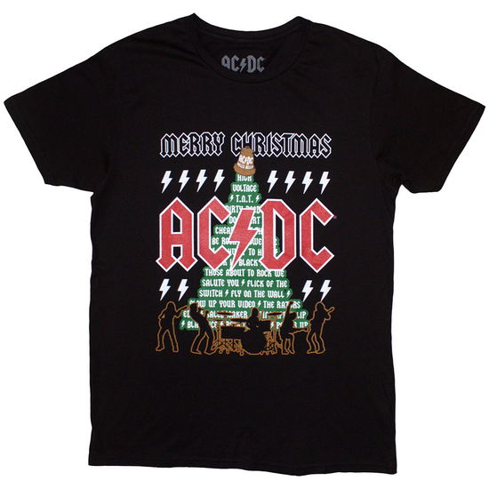 Cover for AC/DC · AC/DC Unisex T-Shirt: Merry Christmas (T-shirt) [size S] (2024)