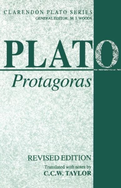 Cover for Plato · Protagoras - Clarendon Plato Series (Paperback Bog) [Revised edition] (1991)