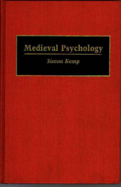 Cover for Simon Kemp · Medieval Psychology (Hardcover Book) (1990)