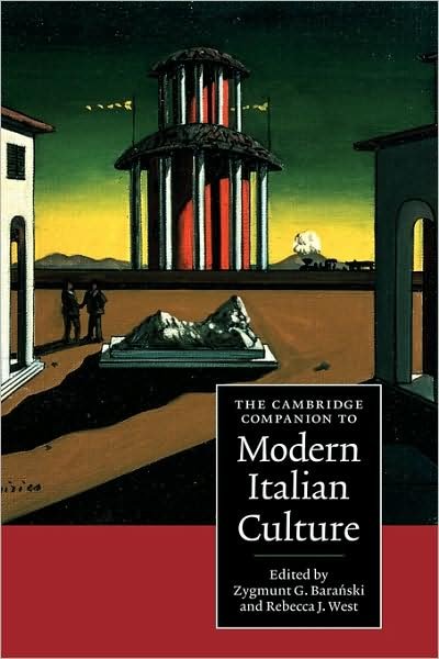 Cover for Zygmunt G Baranski · The Cambridge Companion to Modern Italian Culture - Cambridge Companions to Culture (Gebundenes Buch) (2001)