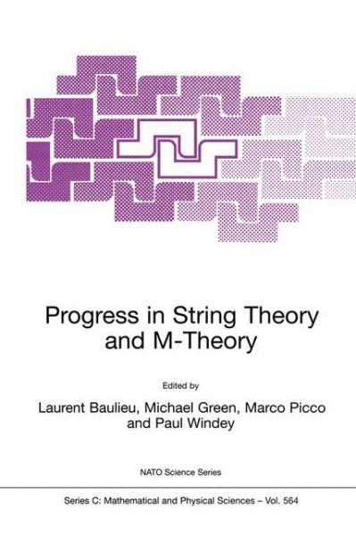 Progress in String Theory and M-Theory - NATO Science Series C - Laurent Baulieu - Books - Springer - 9780792370345 - July 31, 2001