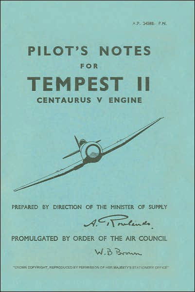 Cover for Air Ministry · Air Ministry Pilot's Notes - Pilot's Notes (Paperback Book) [Facsimile of 1946 edition] (2004)