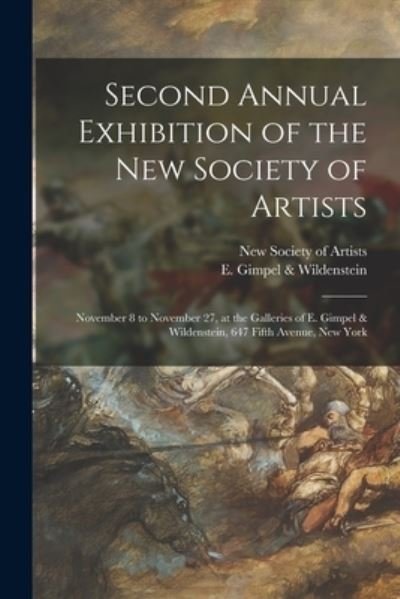 Cover for N y ) New Society of Artists (New York · Second Annual Exhibition of the New Society of Artists (Pocketbok) (2021)