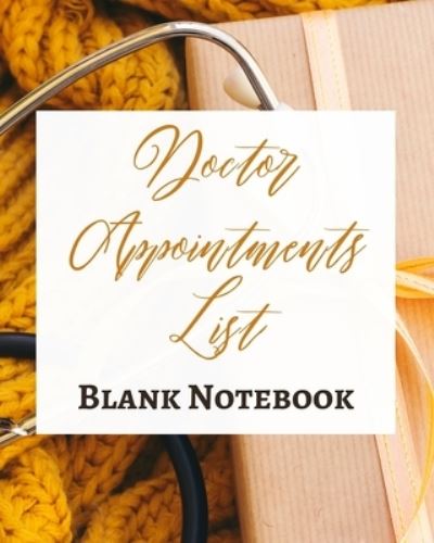 Cover for Presence · Doctor Appointments List - Blank Notebook - Write It Down - Pastel Rose Gold Brown Yellow - Abstract Modern Unique Art (Paperback Book) (2021)