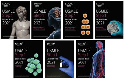 USMLE Step 1 Lecture Notes 2021: 7-Book Set - USMLE Prep - Kaplan Medical - Książki - Kaplan Publishing - 9781506259345 - 1 grudnia 2020