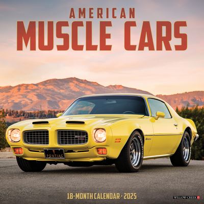 Willow Creek Press · American Muscle Cars 2025 12 X 12 Wall Calendar (Kalender) (2024)