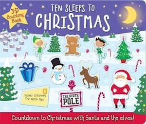 Cover for Georgie Taylor · Ten Sleeps to Christmas - 3D Counting Books (Board book) (2020)