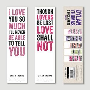 Cover for Dylan Thomas · Dylan Thomas Bookmarks Pack 2 (MERCH) (2017)