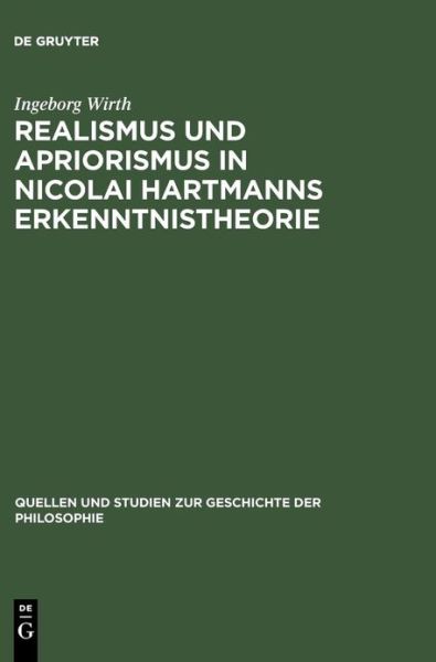 Cover for Wirth · Realismus und Apriorismus in Nico (Book) [German edition] (1965)