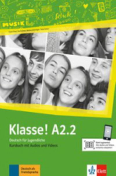 Cover for Sarah Fleer · Klasse in Teilbanden: Kursbuch A2.2 mit Audios und Videos online (Paperback Book) (2019)