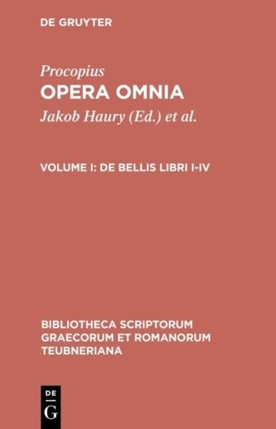 Cover for Procopius · De bellis libri I-IV (Book) (2001)
