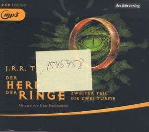 Cover for Tolkien · Herr d.Ringe,Zwei Türme,2MP3-CD (Buch)