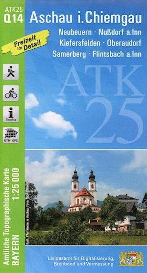 Cover for LDBV Bayern · Aschau i.Chiemgau 1:25 000 (Kort) (2021)
