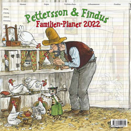 Pettersson & Findus - Familien Planer 2022 - Sven Nordqvist - Merchandise - Tushita Verlag - 9783965544345 - 15 maj 2021