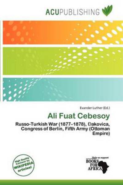 Cover for Evander Luther · Ali Fuat Cebesoy (Book) (2011)