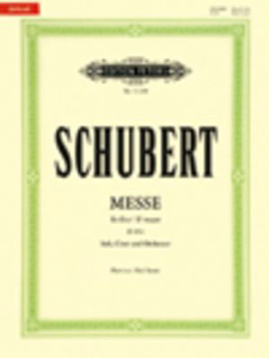 Mass in E-flat Major, D 950 - Schubert - Bøger - Edition Peters - 9790014110345 - 5. marts 2010