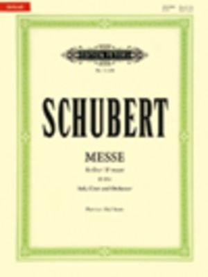 Cover for Schubert · Mass in E-flat Major, D 950 (Partitur) (2010)