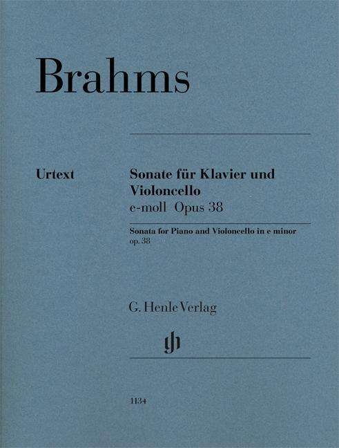 Sonate e-moll, für Violoncello u - Brahms - Bücher - SCHOTT & CO - 9790201811345 - 6. April 2018