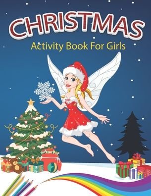 Cover for Blue Blend · Christmas Activity Book For Girls (Taschenbuch) (2020)