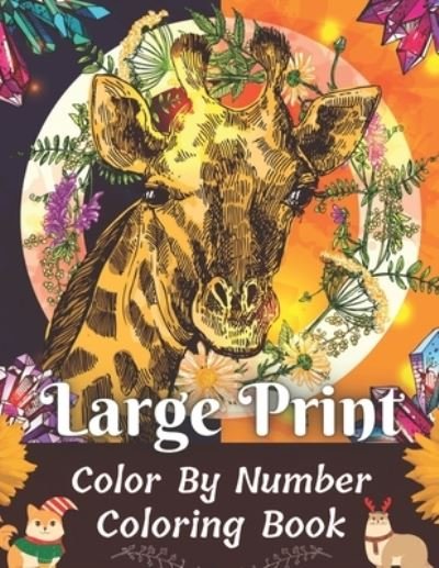 Cover for Melissa Walker · Large Print Color By Number Coloring Book (Paperback Book) (2020)