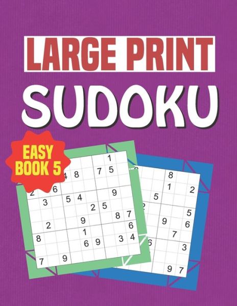 Cover for Yellow Turtle Press · Large Print Sudoku Easy Book 5 (Paperback Book) (2020)