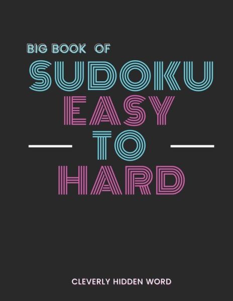 Cover for Marion Cotillard · Big Book of Sudoku Easy to Hard (Paperback Book) (2021)