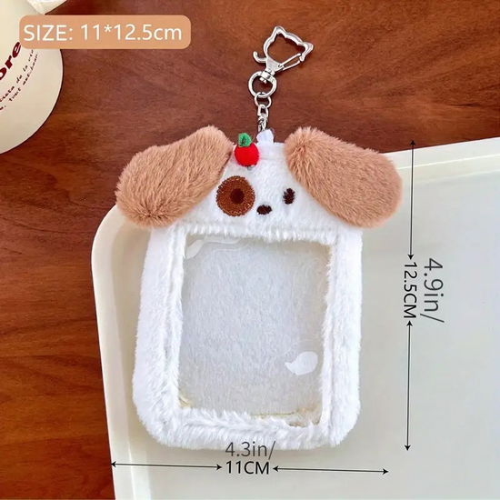 Cover for PLUSH PHOTOCARD KEYRING HOLDER · Brown Puppy (Keyring) (2024)