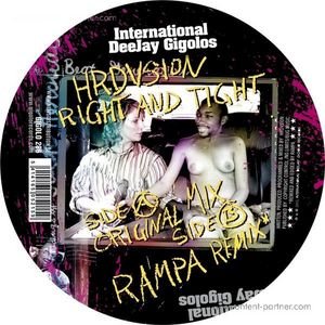 Cover for Hrdvsion · Right and Tight EP (Rampa Rmx) (12&quot;) (2012)
