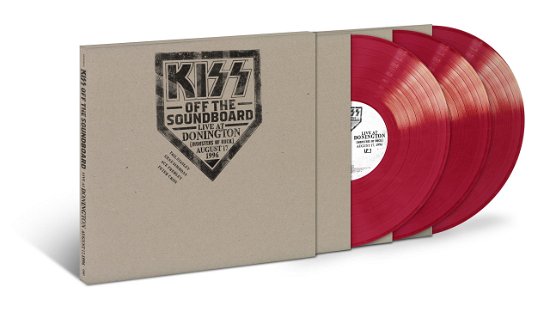 Cover for Kiss · Off the Soundboard - Live At Donnington (LP) [Limited Fruit Punch Red Vinyl edition] (2022)