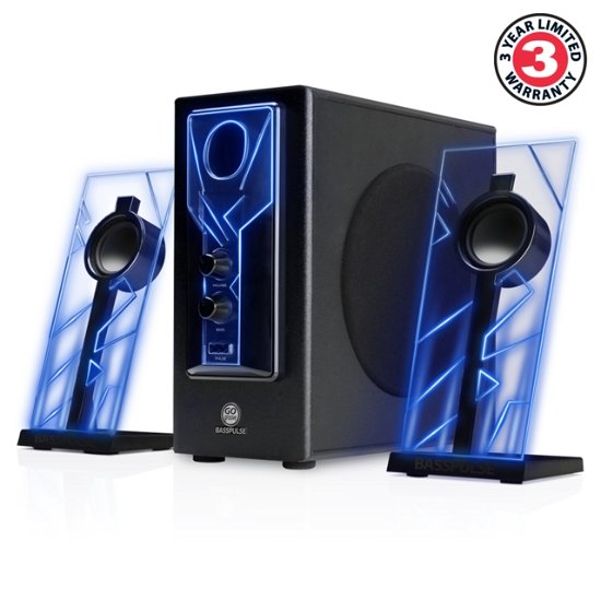 GOgroove Bass PULSE 2.1 Speakers (Blue) - Go Groove - Merchandise - GO GROOVE - 0637836503346 - 15 maj 2023