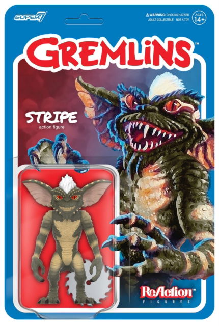 Gremlins - Stripe Reaction Figures Wave 01 - Gremlins - Fanituote - SUPER 7 - 0840049857346 - tiistai 6. helmikuuta 2024