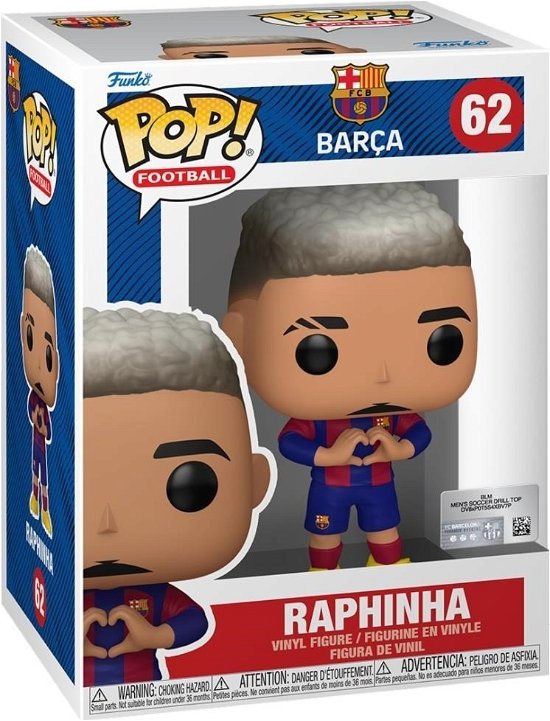 Pop European Football League Barcelona Raphinha - Funko Pop Sports - Merchandise - Funko - 0889698722346 - 27. marts 2024