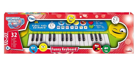My Music World Smiley Keyboard - Simba - Merchandise - Simba Toys - 4006592027346 - December 12, 2018