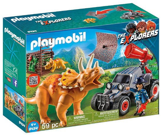 Cover for Playmobil · Explorers Dino Enemy Quad with Triceratops (MERCH) (2019)